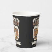 冷パーソナライズされたビールオークバレル醸造所 紙コップ (右)