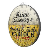 冷パーソナライズされた水 ダーツボード (正面右)