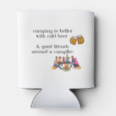 冷ビールを飲むとキャンプが上手 缶クーラー (裏面)