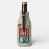 冷ビール ボトルクーラー (ボトル裏面)