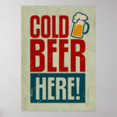 冷ビール ポスター (正面)
