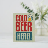 冷ビール ポストカード (スタンド正面)