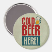 冷ビール マグネット (正面/裏面)
