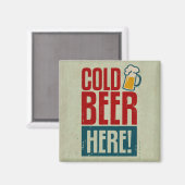 冷ビール マグネット (正面/裏面)