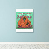 冷保える キャンバスプリント (インサイチュ (ウッドフロア))