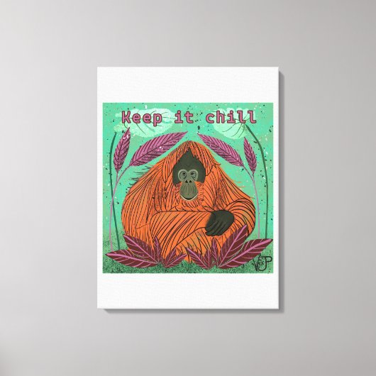 冷保える キャンバスプリント (正面)