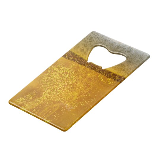 冷保たいビールのテキストと落ち着いて クレジットカード栓抜き (裏面アングル)