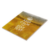 冷保たいビールのテキストと落ち着いて タイル (側面)