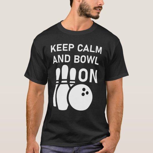 冷保静でボーリング Tシャツ (正面)