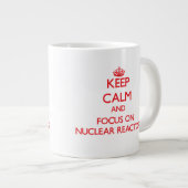 冷保静で核実験に集中 ジャンボコーヒーマグカップ (正面右)