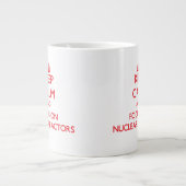 冷保静で核実験に集中 ジャンボコーヒーマグカップ (正面)