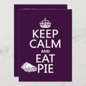 冷保静な食べパイ 招待状 (正面/裏面)