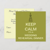 冷保静リハーサルディナー招待状（スクエア） 招待状 (正面/裏面)