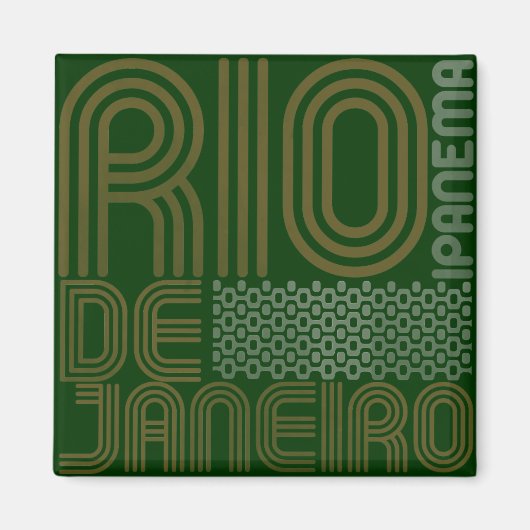 冷凍庫のためにIpanema Rio マグネット (正面)