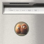 冷凍機マグネット、超現実的エッグ マグネット (インサイチュ (食洗機))