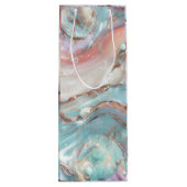 冷却された旋回 ワインギフトバッグ (裏面)