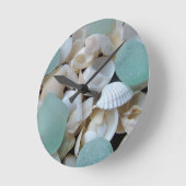 冷却ガラス ラウンド壁時計 (傾斜)