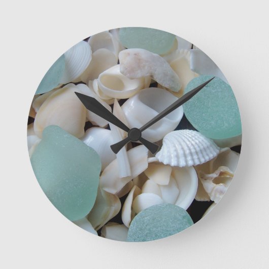 冷却ガラス ラウンド壁時計 (正面)