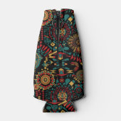 冷却シアン「伝統パターインスパイアン」フォームBot ボトルクーラー (裏面)