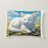 冷却ジェルメモリーフォーム枕。 アクセントクッション (裏面)