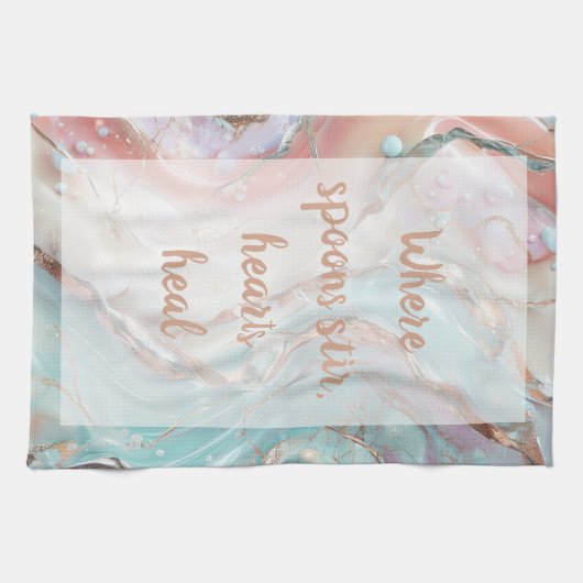 冷却スワール – 白 キッチンタオル (横)