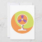 冷却ファン 招待状 (正面)