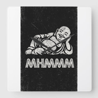 冷却ブッダMHMM壁時計 スクエア壁時計