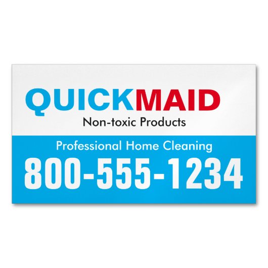 冷却装置のための女中の名刺 マグネット名刺 (正面)