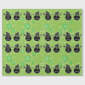 冷外薄緑の包装紙 ラッピングペーパー (フラット)