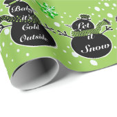 冷外薄緑の包装紙 ラッピングペーパー (ロールコーナー)