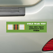 冷戦の獣医のバンパーステッカーの第2タイプ バンパーステッカー (車上)