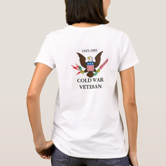 冷戦退役軍人 Tシャツ (裏面)