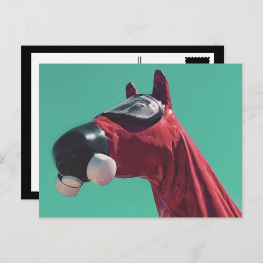 冷戦馬 ポストカード (正面/裏面)