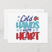 冷手の暖かいハート ポストカード (正面/裏面)