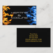 冷暖房冷却名刺 名刺 (正面/裏面)