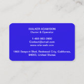 冷暖房冷却HVAC 名刺 (裏面)