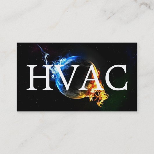 冷暖房名刺 名刺 (正面)