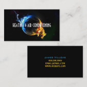 冷暖房名刺 名刺 (正面/裏面)