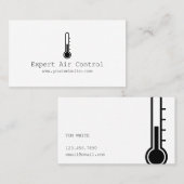 冷暖房空調空調設備事業 名刺 (正面/裏面)
