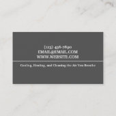 冷暖房 名刺 (裏面)