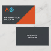 冷暖房 名刺 (正面/裏面)