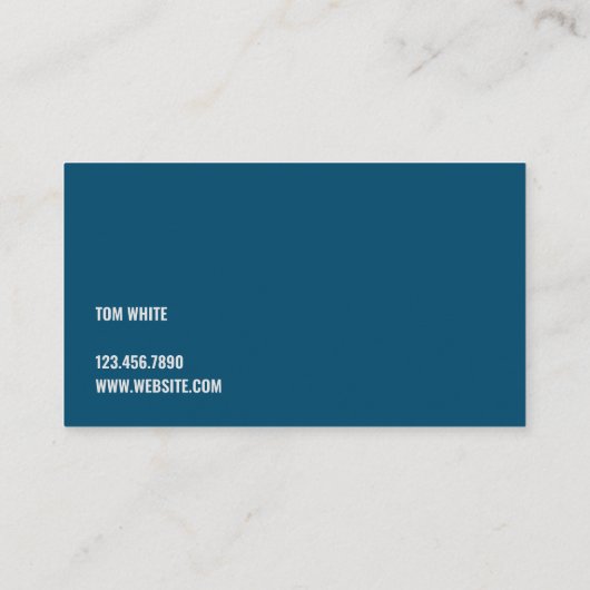 冷暖房、空調HVACビジネス 名刺 (裏面)