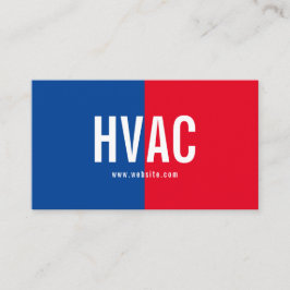 冷暖房、空調HVACビジネス 名刺