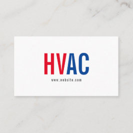冷暖房、空調HVACビジネス 名刺