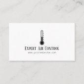 冷暖房、空調HVACビジネス 名刺 (正面)