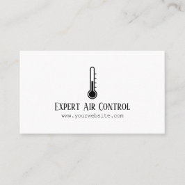 冷暖房、空調HVACビジネス 名刺