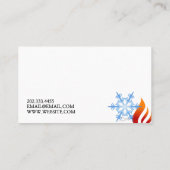 冷暖房、空調HVAC 名刺 (裏面)