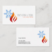 冷暖房、空調HVAC 名刺 (正面/裏面)