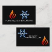 冷暖房、空調HVAC 名刺 (正面/裏面)