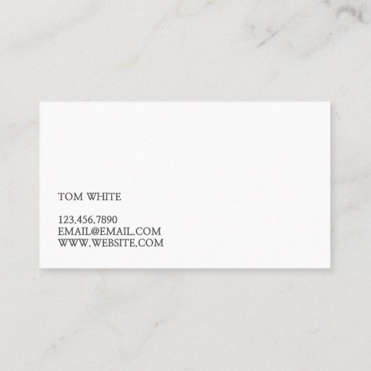 冷暖房、空調HVAC 名刺 (裏面)